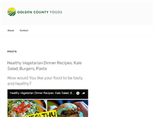 Tablet Screenshot of goldencountyfoods.com